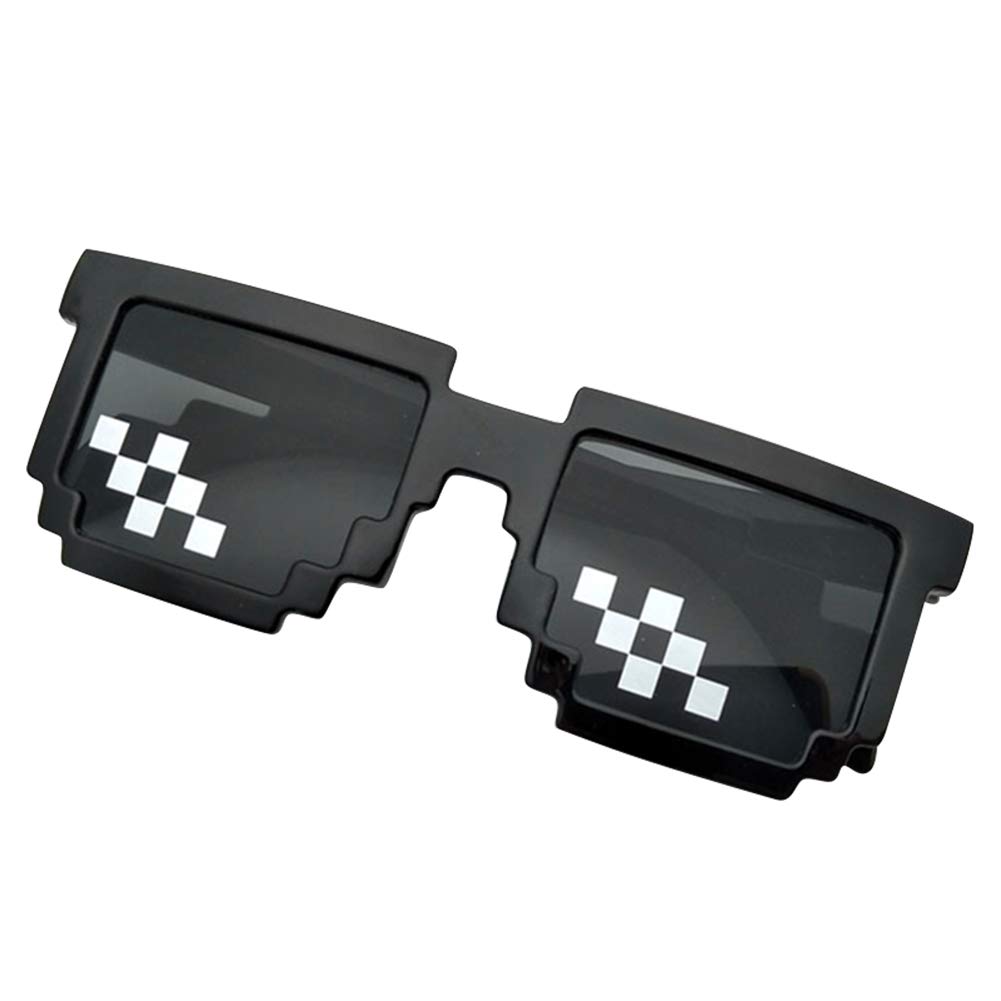 Buy Asallway Men Women MLG Pixelated Sunglasses Thug Life Party