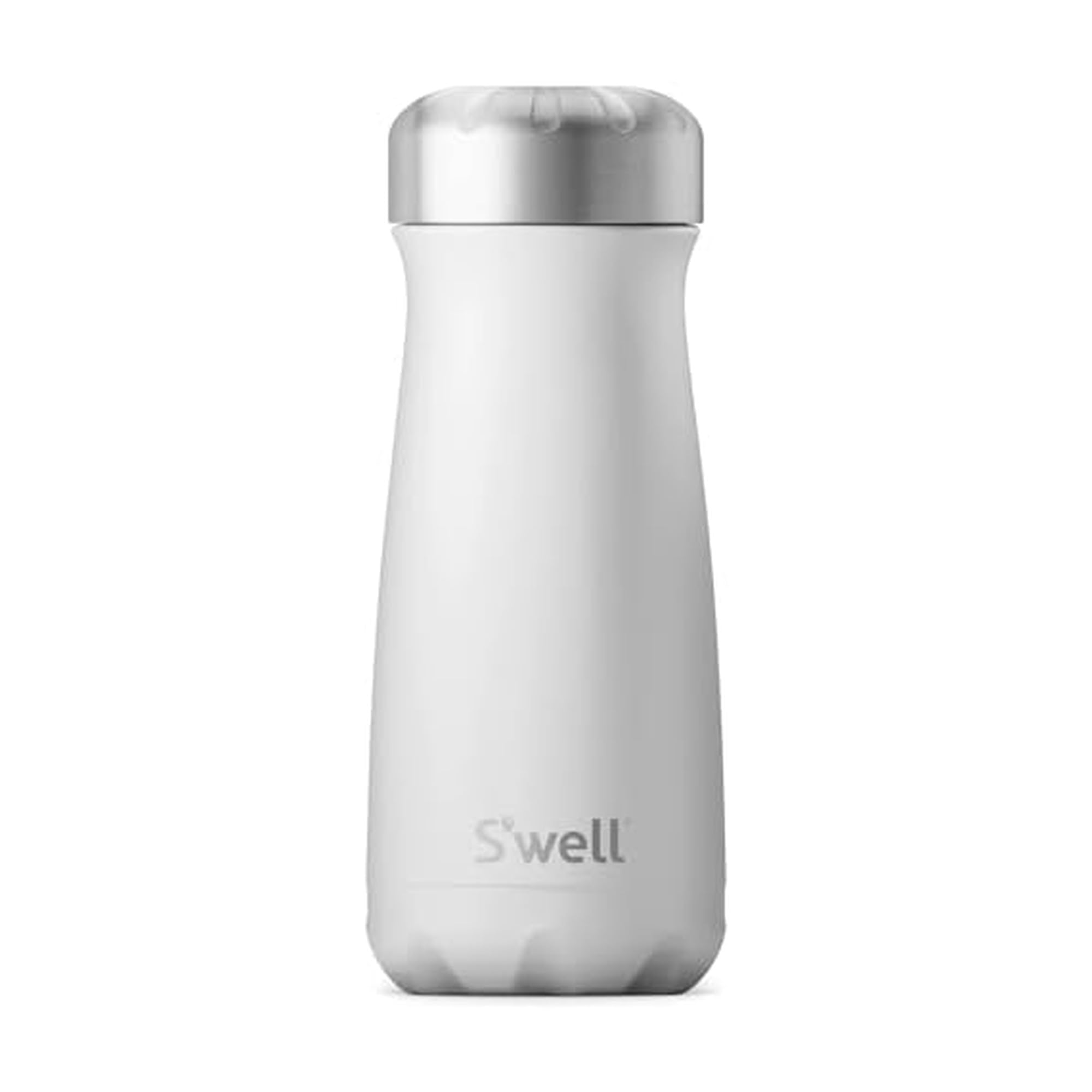 S'well Stainless Steel Traveler - Triple-Layered Vacuum-Insulated Travel Mug Keeps Coffee, Tea and Drinks Cold and Hot - BPA-Free Water Bottle, Moonstone