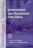 Blackstone's International Law Documents (Blackstone's Statutes)