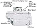 Sigzagor Baby Diaper Changing Mat Pad Portable Foldable Washable Compact Travel Nappy Waterproof Play Mat 30inx18.5in for Girls (Flowers)