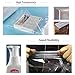MORIDA 100 pcs 6X8.5 inch POF Heat Shrink Wrap Bags 100 Gauge, Softer, Clear Film for Bath Bombs, Soaps, Cookies, and DIY Handmade Crafts, Odorless, Non-Toxic, Food Safety Quality
