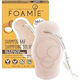 Foamie Natural Shampoo Bar - Kiss Me Argan - For Dry and Damaged Hair - Cruelty, Paraben and Sulfate Free - Strengthens Massa