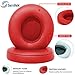 Senitek Solo2 / 3 Replacement Ear Cushion Set (Pair) Designed for Beats Solo2 / Solo3 Wireless Headphone - Red
