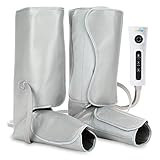 LiveFine Air Leg Compression Massager - Electric Foot & Calf Massage Wraps with Handheld Controller – 2 Modes & 3 Intensities Relieve Fatigue & Improve Blood Flow Circulation
