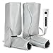 LiveFine Air Compression Leg Pump Wraps - Foot & Calf with Handheld Controller - 2 Modes & 3 Intensities Relieve Fatigue & Improve Blood Flow Circulation
