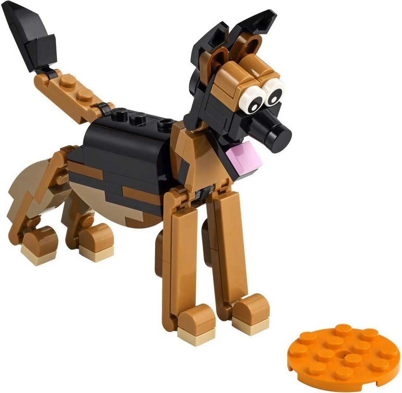 LEGO Creator German Shepherd Dog Polybag Set 30578 (Bagged), Multicolor - Image 3