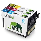 JARBO 3 Colors Replacement for Epson 288XL Ink Cartridges High Capacity, 3 Packs (1 Cyan 1 Magenta 1 Yellow), Used in Epson Expression Home XP-440 XP-330 XP-430 XP-340 XP-434 Printer