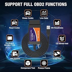 OBDMONSTER ELM327 OBD2 USB Adapter for