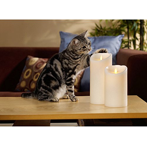 image for HEIOKEY Electronic LED Candle Set of 3 (4