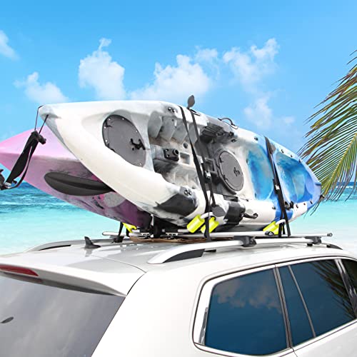 Kayak Rack,Epomaking Surf/Ski Roof Carrier Rack, Truck Kayak Carrier