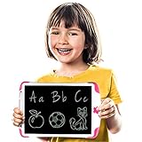 Simicore 8.5 inch Smart LCD Writing Tablet - Gift for Kids Writing Tablet Doodle Drawing Board with Erase Button and Screen Lock (Pink)