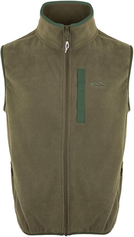 drake waterfowl fleece vest