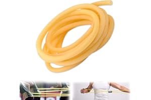 ZUOSEN LTKJ 3M/9.8FT Length Natural Latex Tube Surgical Band Tubing Rubber Hose Elastic Slingshot ID 6mm OD 9mm