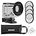 Neewer 52MM Close-up Filter Set for GoPro Hero 3+/4: (1)52mm Macro Close-up Filter Set(+1, +2, +4, +10) + (1)52mm Lens Filter Ring Adapter + (1)Microfiber Cleaning Cloth + (1)Filter Carrying Pouch