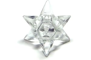 JET INTERNATIONAL Jet Genuine Crystal Quartz 14 Point Star Merkaba Chakra Radionic Platonic Pranic Brazilian Power Protection Vastu Healing Feng Shui Energy Gift Success Progress Health Wealth Prosperity Good Luck