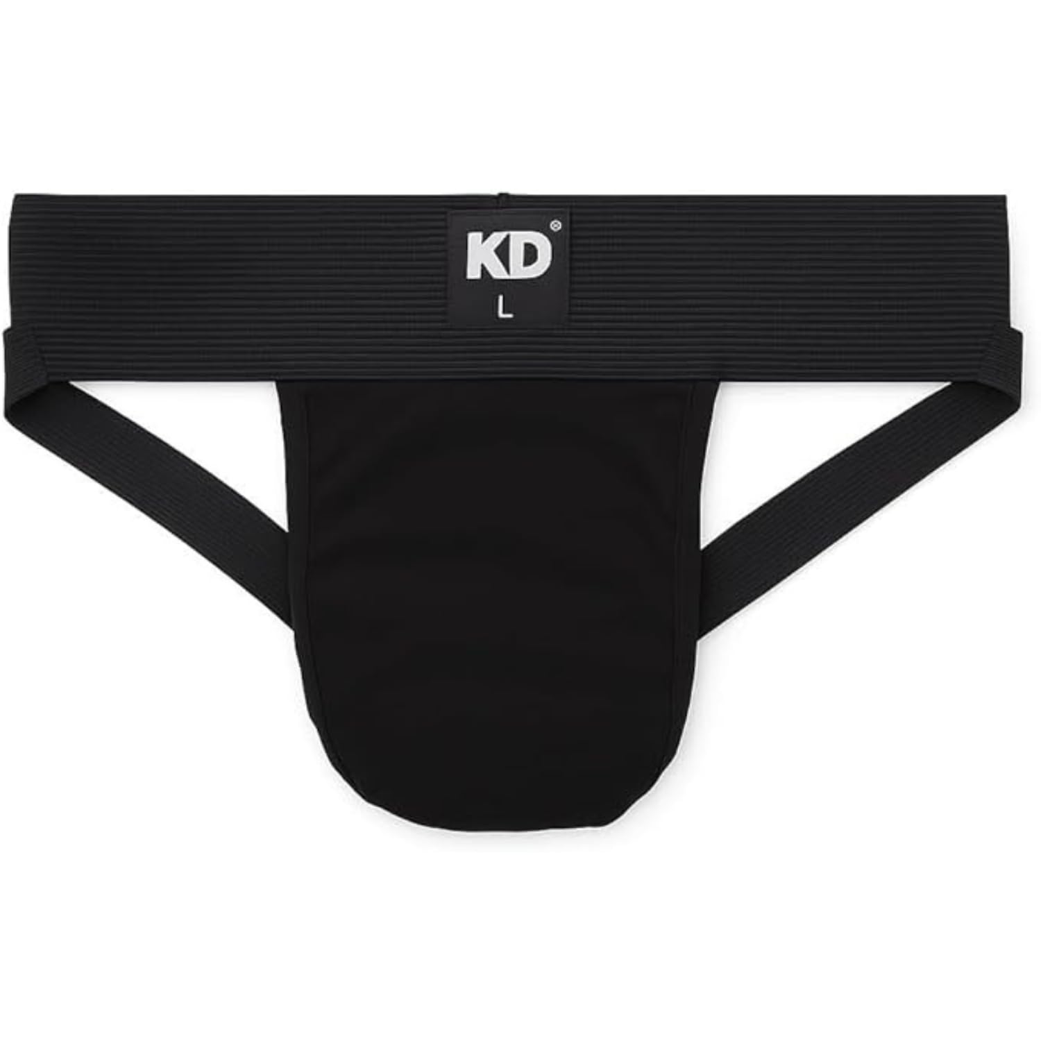 Photo 1 of KNK Organic Cotton Jockstrap Gym Supporter – 3” Waistband, Soft & Durable (US, Alpha, XX-Large, Regular, Regular, Black - Pack of 1)