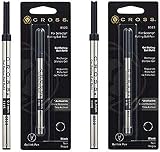 Cross Refill for Selectip Gel Roller Ball Pen Black 1 Card Pair (8523) view 2