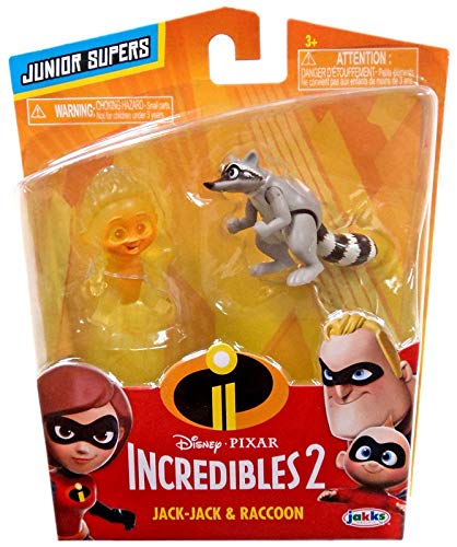 The Incredibles 2 Junior Supers Wave 2 Jack-Jack & Raccoon