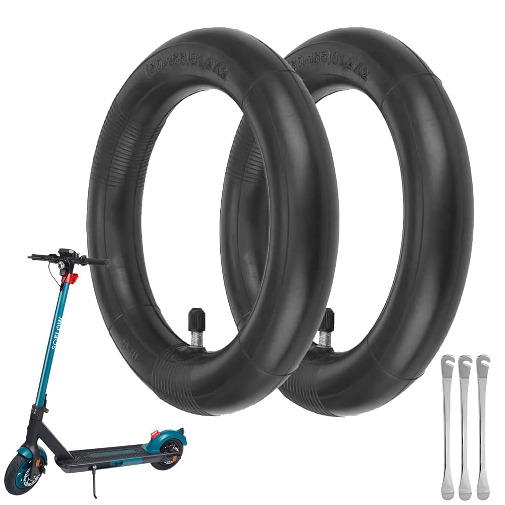 Flycoo Inner Tubes for MI Electric Scooter 3 for Xiaomi M365 / Pro Electric Scooter 8 1/2x2 Front/Rear Replacement Tyre Double Layer + 3 Levers