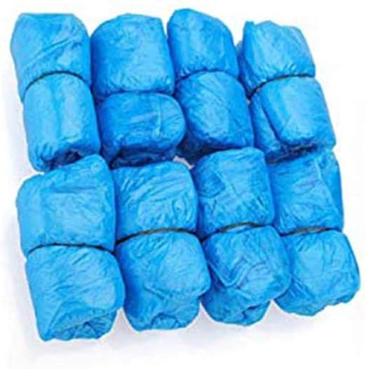 blue overshoes