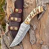 Grace Knives Handmade Damascus Steel Hunting knife