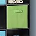ShellKingdom Storage Bins, Foldable Fabric Storage Cubes And Cloth Storage Organizer Drawer For Closet And Toys Storage, 6 Pack (Green)