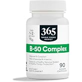 365 by Whole Foods Market, Vitamin B-50 Complex, Vegan, 90 Capsules