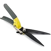 Byhagern Upgraded Grass Shears, Hand Grass Clippers, Grass Trimming Shears for Garden, Lawn Edges