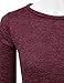 JJ Perfection Women's Loose Fit Long Sleeve Swing Tunic Dress