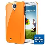 Spigen SGP10249 Ultra Thin Air Polycarbonate Case for Samsung Galaxy S4 - 1 Pack - Retail Packaging - Tangerine Tango