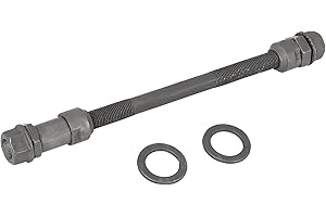 ACROPIX 9.5mm MTB Wheel Hub Axle Rear Axle Solid Shaft Black - Pack of 1