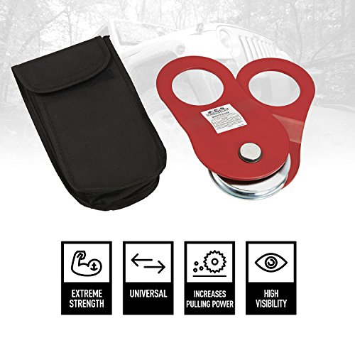 Offroading Gear 4x4 Off-Road Vehicle Equipment Recovery Kit with Snatch Strap| Winch Extension| Tree Trunk Protector| Shackles| Towing & Snatch Strap | and More| Great for Truck| ATV - Image 5