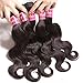 Unice Hair Malaysian Body Wave 3 Bundles Waving Unprocessed Virgin Human Hair Extensions Natural Color (18 20 22)