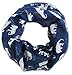 Gorgeous Elephant Print Long Scarf Shawl Sarong Blue Grey, Orange, Maroon (Blue (Infinity))