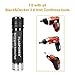 FLAGPOWER 2 Pack 3.6v 3000mAh NI-MH Battery Combo for Black & Decker Versapak Vp100 Vp105 Vp110 Vp142 Vp143 Vp7240