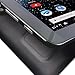 Skinomi Black Carbon Fiber Full Body Skin Compatible with Samsung Galaxy View (18.4 inch)(Full Coverage) TechSkin with Anti-Bubble Clear Film Screen Protector