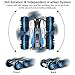 KYAMRC Waterproof Remote Control Car 4WD RC Trucks 2.4Ghz 1:16 Stunt Racing Boat Vehicle Toys Gifts for Boys Kids, Blue