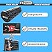 Fit Nation Foam Roller for Muscle Massage with Exercise Book, Ultra Strong Solid Core Muscle Roller for Deep Pain Relief in Your Aching Legs and Body. Ideal for Runner Cyclist Cross Fit Athlete