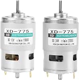 Vikye XD-775 Electric Motor 12V 24V High Torque Speed Low Noise Double Ball view 6