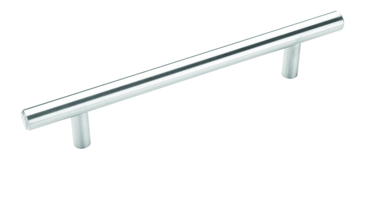Bar Pulls 5-1/16 in (128 mm) Center-to-Center Sterling Nickel Cabinet Pull - 10 Pack - 10BX19541CSG9