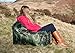 Treadway Bean bag chairs, fishing chair, deck chair, Air Chair, inflatable sofa, air lounger, hangout, hammock, tent peg, pocket, stake loop (Covert Camo)