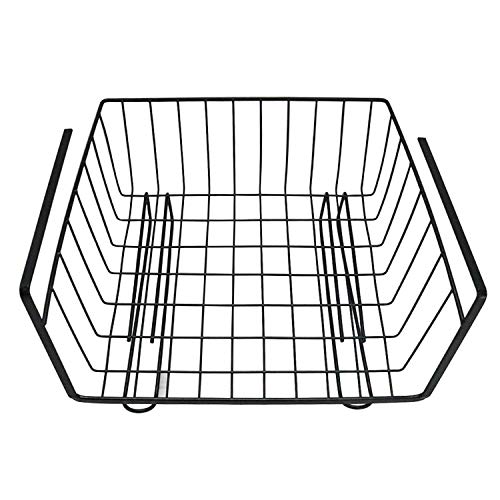 Berry Ave Multipurpose Metal Wire Storage Basket (Black) Counter Fruit Stand, Mail Organizer, Kitchen Produce Holder | Strong, Heavy-Duty Rack | Well-Balanced Frame - Thumbnail 7