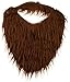 Brown Full Beard and Mustache Costume Accessory ,Brown ,One Size