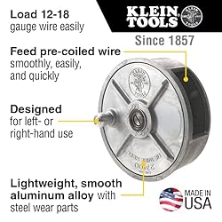 Klein Tools 80149 Tie-Wire Reel Set, Wire Reel and