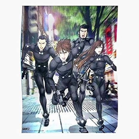 Amazon Com Sarahsilva Kei Daizaemon Anime Kato Kaze Gantz Masaru Manga Kurono Shimohira Reika I S Poster For Home Decor Wall Art Print Poster Posters Prints