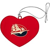 GRAPHICS & MORE Shippensburg University Primary Logo Heart Love Wood Christmas Tree Holiday Ornament