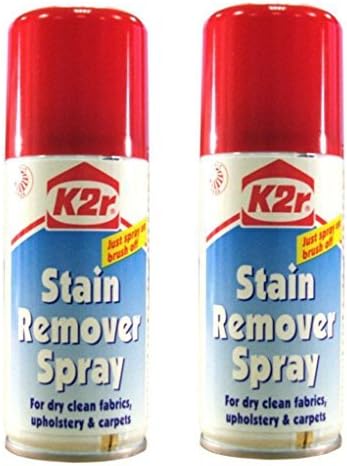 2 x Kilrock K2R Stain Remover Spray 100ml For Dry Clean Man Made & Washable Fabrics by Coventry Chemicals LTD