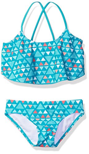 Kanu Surf Alania Flounce Bikini Per Ragazze, 2 Pezzi, In Nylon Ed Elastan, Sportivo E Alla Moda - 2