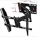 Henxlco Full Motion Articulating Tilt Swivel TV Wall Mount Bracket for most 26 29 32 37 39 40 42 47 50 inch Flat Screen Panel Plasma LED LCD TVs , some up to 52 53 55 inch, VESA up to 400X 400mm