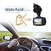 DBPOWER 2K FHD DVR 2.7-Inch LCD 150 Degree Wide Angle Dash Cam with G-Sensor, Loop Recording, HDR, Night Vision and Supports Micro SD Card upto 64GB
